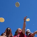Texas Tech fans throw tortillas onto the field during the game against Texas at Jones AT&T Stadium in Lubbock, Texas on Sept. 24, 2022. Aem Texas Vs Texas Tech 13
