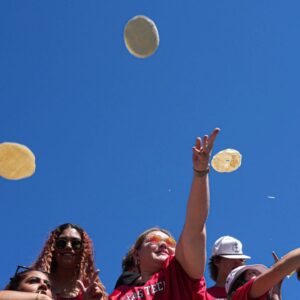 Texas Tech fans throw tortillas onto the field during the game against Texas at Jones AT&T Stadium in Lubbock, Texas on Sept. 24, 2022. Aem Texas Vs Texas Tech 13