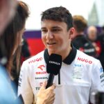 HADJAR Isack (fra), Red Bull Junior Team Driver & Reserve Driver, portrait Canal + during the Formula 1 Grande Premio de Sao Paulo 2024, 21th round of the 2024 Formula One World Championship