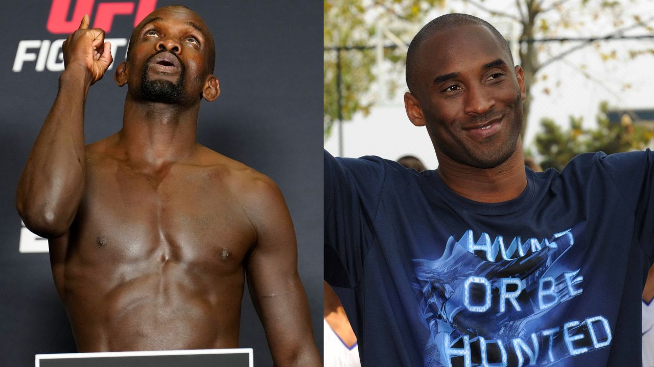 Themba Gorimbo (L), Kobe Bryant (R)