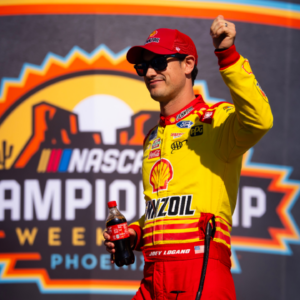 NASCAR Cup Series driver Joey Logano prior to the NASCAR Cup Series Championship race at Phoenix Raceway.