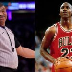 Tony Brothers (L) and Michael Jordan (R)