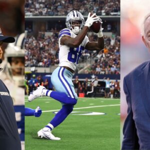 Mike McCarthy, Cee Dee Lamb, and Jerry Jones