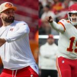 Baker Mayfield (L) and Patrick Mahomes (R)