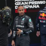 Formel 1 Aramco Grand Prix von Spanien 2024 22.06.2024, Circuit de Catalunya, Barcelona, Formel 1 Aramco Grand Prix von Spanien 2024 , im Bild 3. Startplatz für Lewis Hamilton (GBR), Mercedes-AMG Petronas Formula One Team