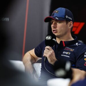 VERSTAPPEN Max (ned), Red Bull Racing RB20, portrait press conference