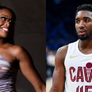 Coco Jones and Donovan Mitchell