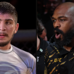 Dillon Danis (L) and Jon Jones (R).