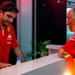 SAO PAULO, BRAZIL: Carlos Sainz, racing for the Ferrari team during the 2024 Formula 1 Sao Paulo Grand Prix at the Interlagos Circuit in Sao Paulo, Brazil