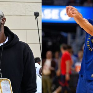 Kevin Garnett (L) and Steph Curry (R)