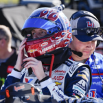 NASCAR Cup Series driver William Byron (24) after his run during cup qualifying at Martinsville Speedway.