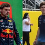 Max Verstappen(L), Franco Colapinto(R)