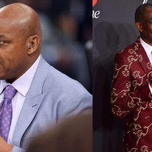 Charles Barkley (L), Dikembe Mutombo (R)