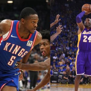 De'Aaron Fox (L), Kobe Bryant (R)