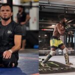 Umar Nurmagomedov (L), Aljamain Sterling (R)