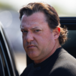 NHRA top fuel driver Tony Stewart during qualifying for the Fall Nationals at the Texas Motorplex.