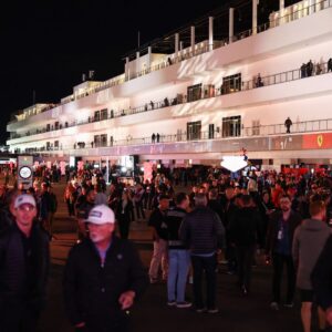 F1 Las Vegas Grand Prix 2023 Paddock ahead of the Formula 1 Las Vegas Grand Prix at Las Vegas Strip Circuit in Las Vegas, United States on November 18, 2023