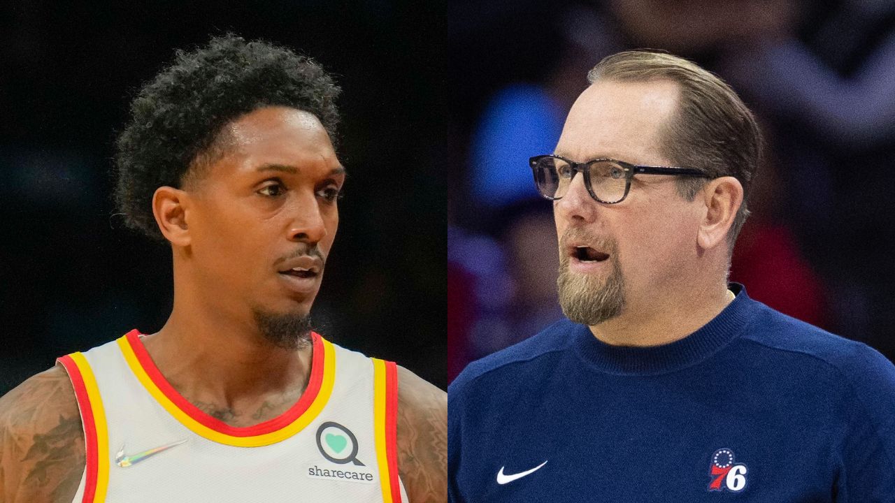 Lou Williams and Nick Nurse