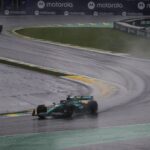 Wet conditions at Interlagos Circuit in Sao Paolo GP