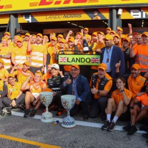 August 25, 2024, Zandvoort, Netherlands: LANDO NORRIS wins the 2024 Dutch Grand Prix, podium