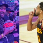 Gilbert Arenas (L) and Trae Young (R)