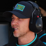 NASCAR Cup Series driver Denny Hamlin (11) during qualifying for the Straight Talk Wireless 400 at Homestead-Miami Speedway.