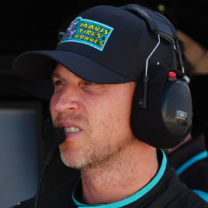 NASCAR Cup Series driver Denny Hamlin (11) during qualifying for the Straight Talk Wireless 400 at Homestead-Miami Speedway.