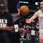 Gilbert Arenas (L) and Josh Giddey (R)