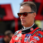 NASCAR Cup Series driver Kevin Harvick (4) during practice at Las Vegas Motor Speedway.