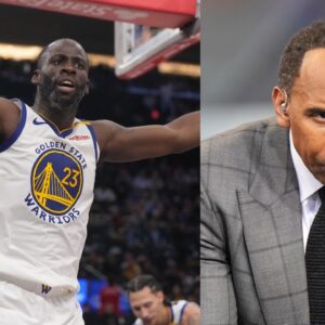 Draymond Green (L) and Stephen A. Smith (R)
