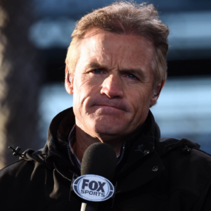Fox Sports NASCAR analyst Kenny Wallace before race one of the Budweiser Duels at Daytona International Speedway.