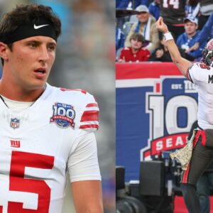 Tommy DeVito and Baker Mayfield