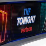 Nov 14, 2024; Philadelphia, Pennsylvania, USA; Thursday night Football desk before a game between the Philadelphia Eagles and the Washington Commanders at Lincoln Financial Field.