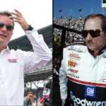 Jeff Gordon (L) and Dale Earnhardt (R)