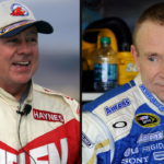 Geoff Bodine (left) and Mark Martin.