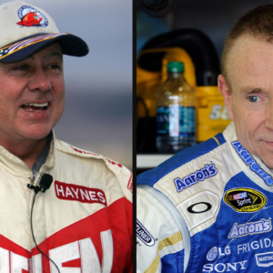 Geoff Bodine (left) and Mark Martin.