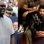Shaquille O'Neal (L) and Deon Cole (R)