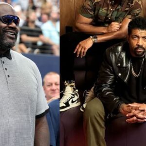 Shaquille O'Neal (L) and Deon Cole (R)