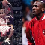 Ron Harper (L) and Michael Jordan (R