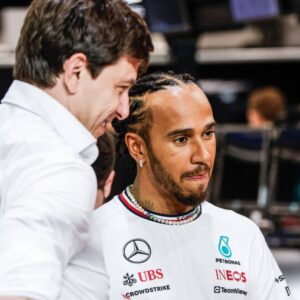 Toto Wolff (AUT, Mercedes-AMG Petronas F1 Team), 44 Lewis Hamilton (GBR, Mercedes-AMG Petronas F1 Team), F1 Grand Prix of Saudi Arabia at Jeddah Corniche Circuit on March 6, 2024 in Jeddah, Saudi Arabia.