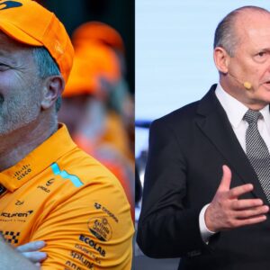 Zak Brown (L) and Ron Dennis (R)