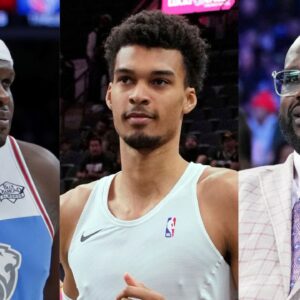 Zach Randolph, Victor Wembanyama, and Shaquille O'Neal