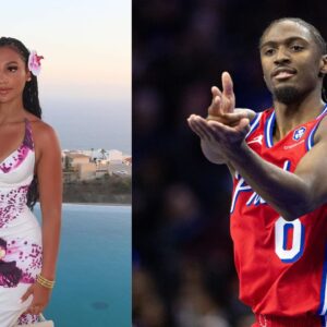 Myra Gordon (L) and Tyrese Maxey (R)