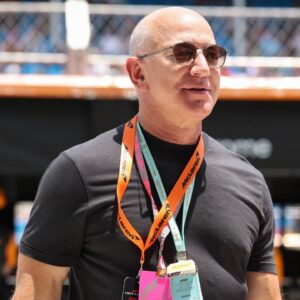 Jeffrey Preston Bezos known as Jeff Bezos portrait during the Formula 1 Crypto.com Miami Grand Prix 2023, 5th round of the 2023 Formula One World Championship, WM, Weltmeisterschaft from May 05 to 07, 2023 on the Miami International Autodrome, in Miami Gardens, Florida, United States of America - F1 - MIAMI GRAND PRIX 2023