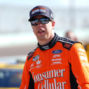 NASCAR Cup Series driver Brad Keselowski (6) during qualifying for the Straight Talk Wireless 400 at Homestead-Miami Speedway.