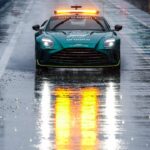FIA Aston Martin Vantage Safety Car, rain, pluie, during the Formula 1 Grande Premio de Sao Paulo 2024, 21th round of the 2024 Formula One World Championship