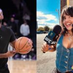 Jon Jones (L), Nina Marie Daniele (R)