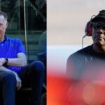 Chris Mullin (L) and Michael Jordan (R)