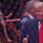 Jon Jones (L), Donald Trump (R)