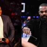 Daniel Cormier (L) and Jon Jones (R)